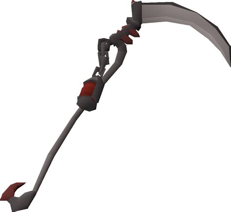 It can be fused with a spider leg to make the noxious scythe, a melee weapon, with level 90 Crafting. . Osrs scyth